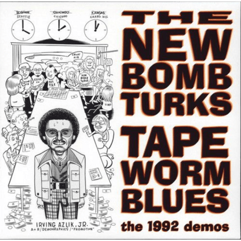 New Bomb Turks - Tape Worm Blues 10" - Vinyl - Crypt