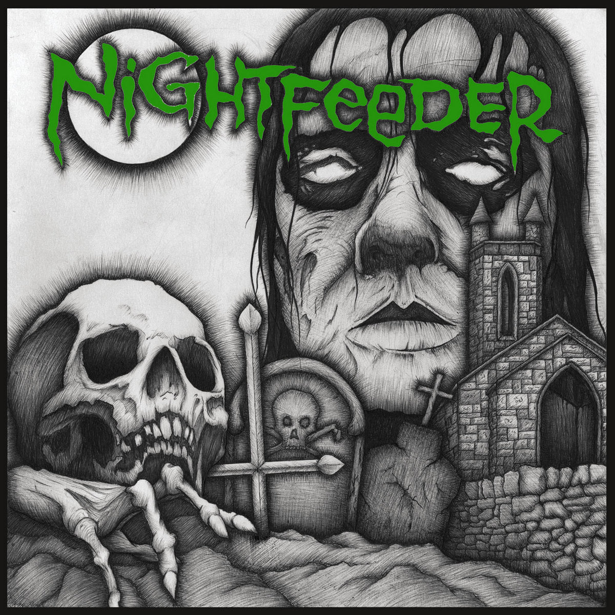 Nightfeeder - s/t 7" - Vinyl - Black Water