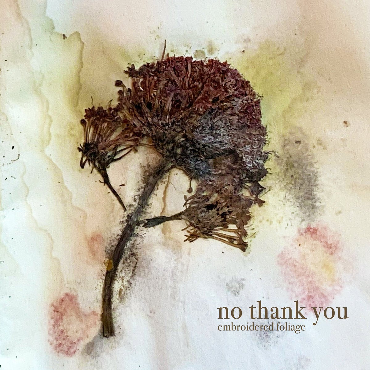 No Thank You - Embroidered Foliage LP - Vinyl - Lame-O