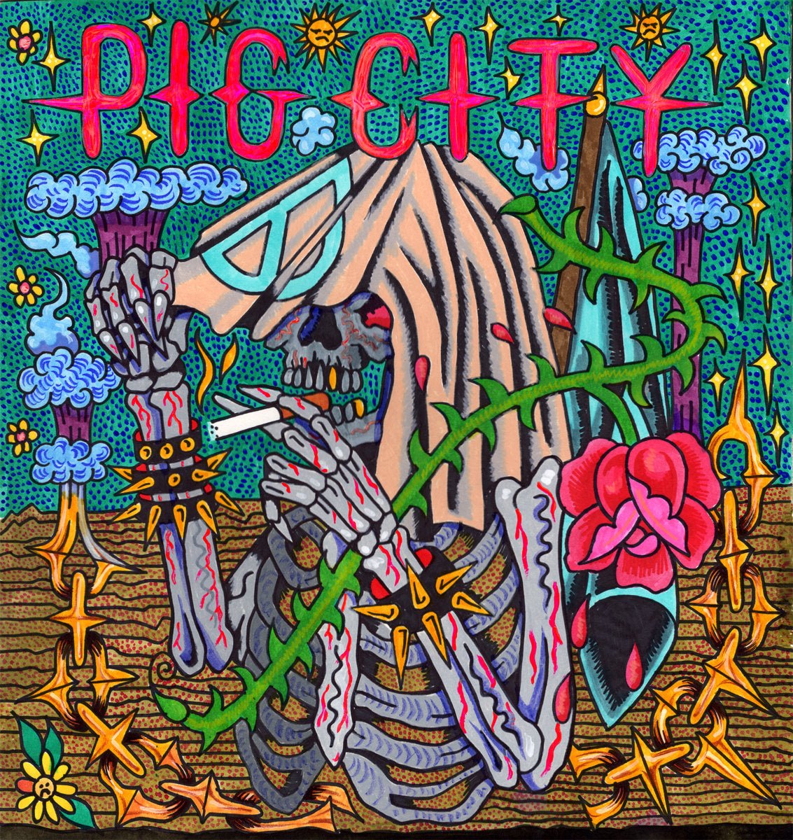Pig City - s/t LP - Vinyl - To Live A Lie