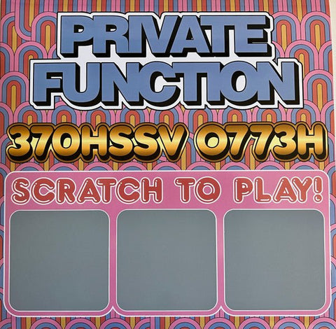 Private Function – 370HSSV 0773H LP - Vinyl - Still On Top