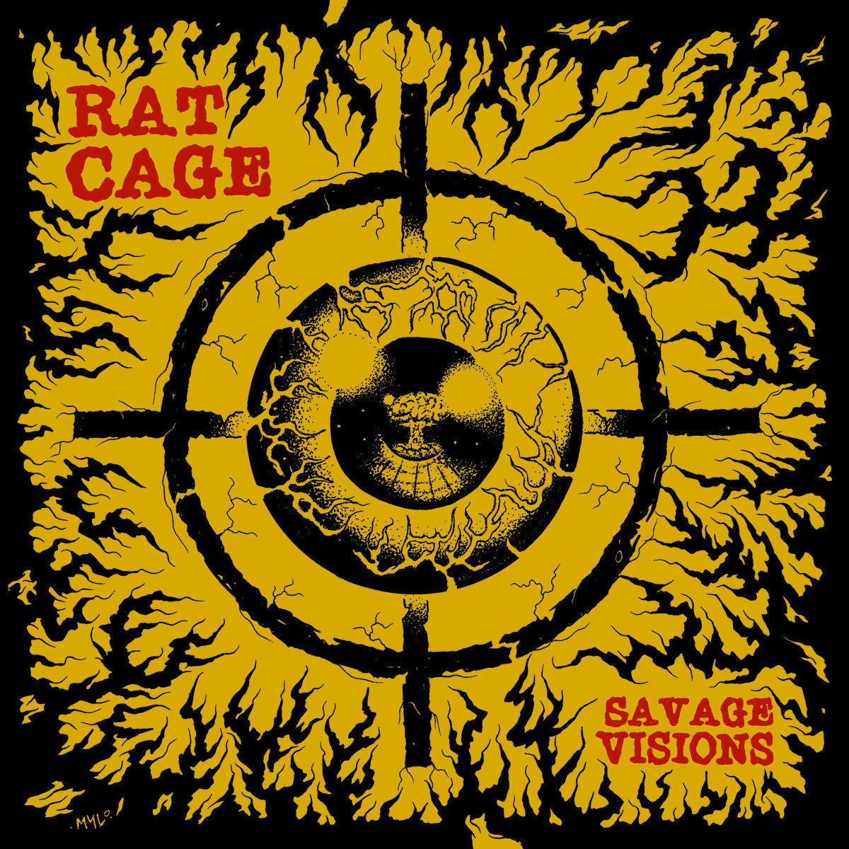 Rat Cage - Savage Visions LP - Vinyl - La Vida Es Un Mus