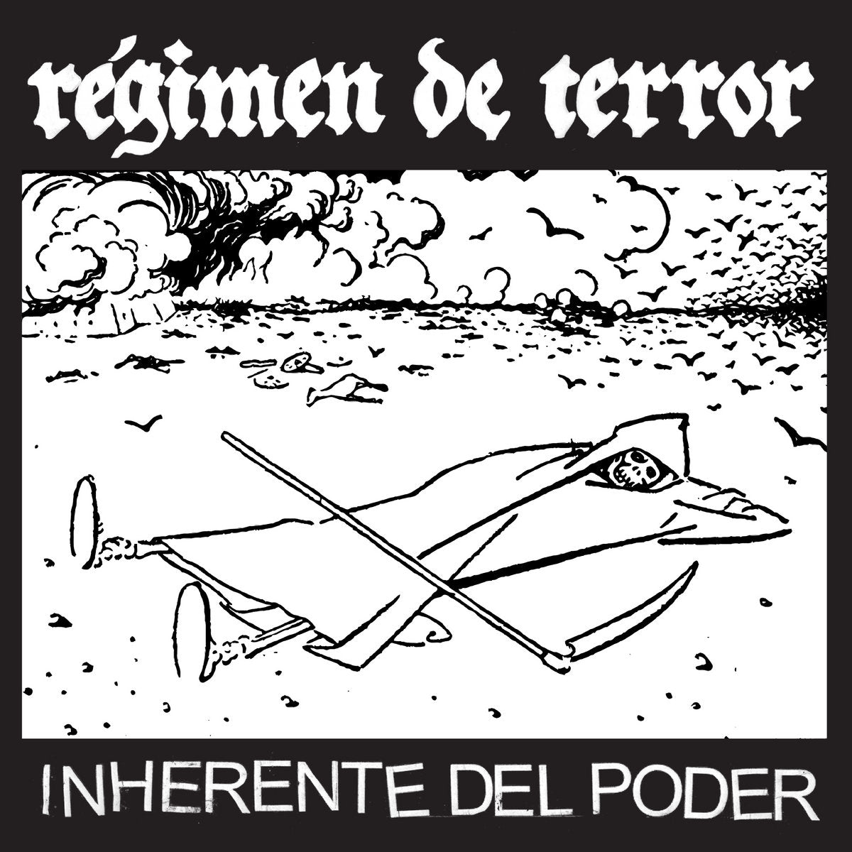 Regimen De Terror - Inherente Del Poder 7" - Vinyl - La Vida Es Un Mus