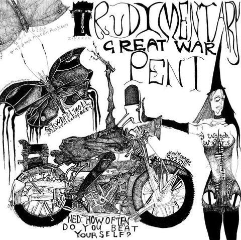 Rudimentary Peni - Great War LP - Vinyl - La Vida Es Un Mus