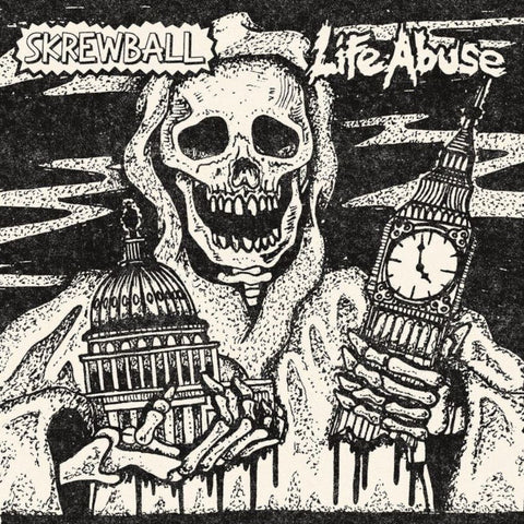 Skrewball / Life Abuse - Split 7" - Vinyl - Crew Cuts