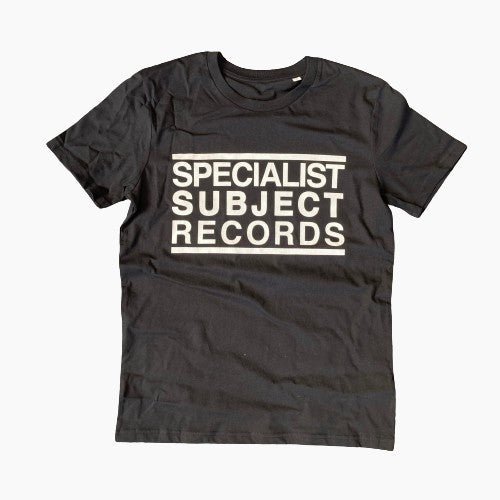 Specialist Subject - Black Logo T-shirt - Merch - Specialist Subject Records