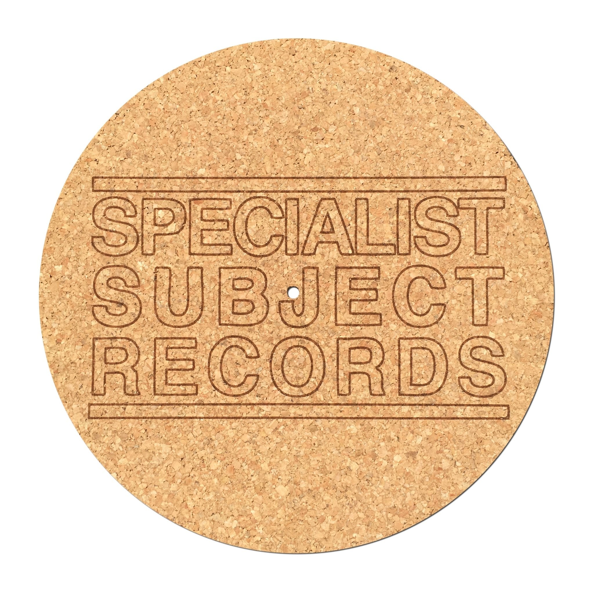 Specialist Subject Cork Slipmat - Merch - Specialist Subject Records