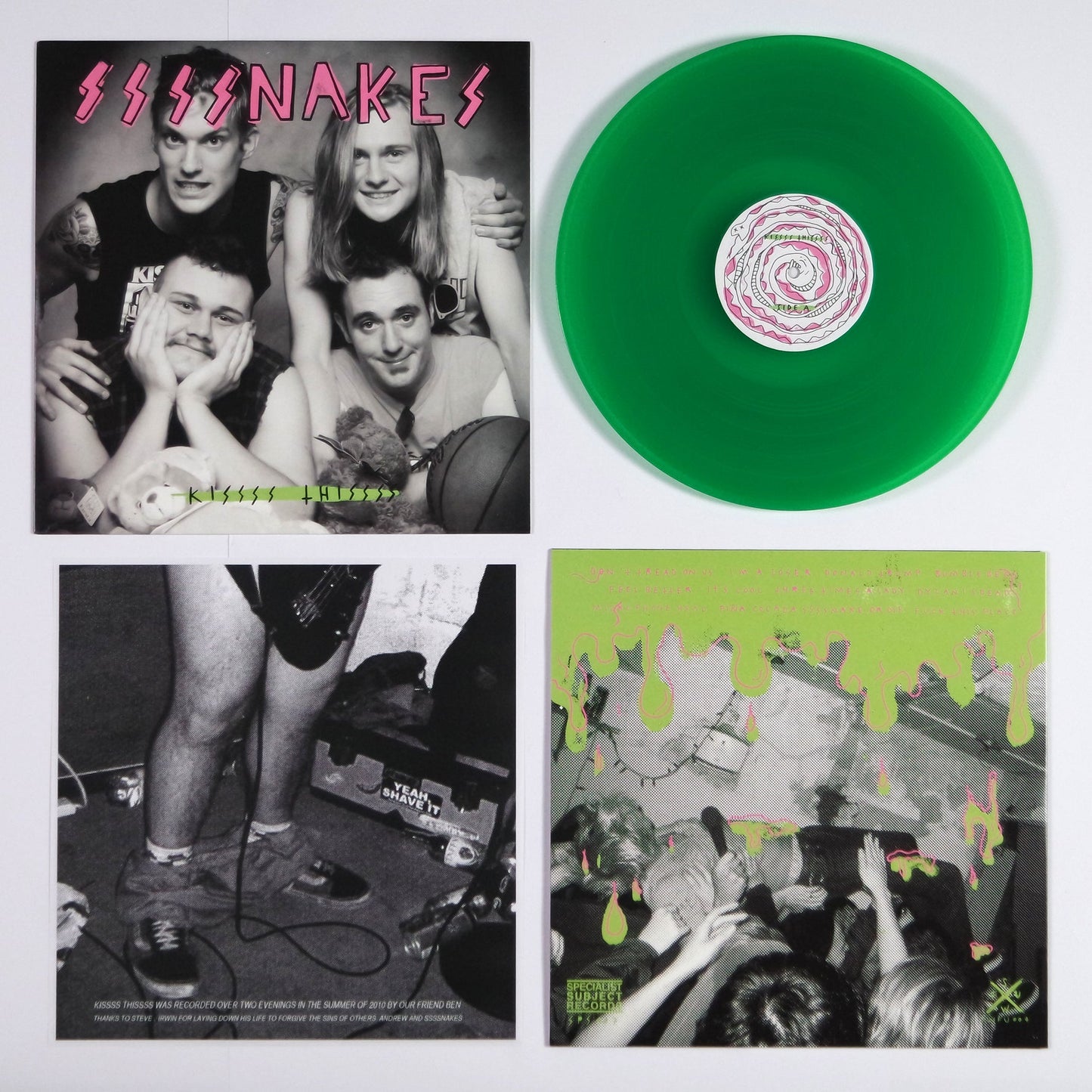 Ssssnakes - Kissss Thissss LP - Vinyl - Specialist Subject Records