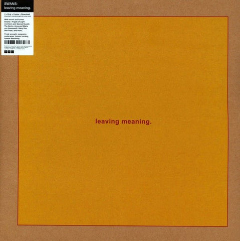 Swans - Leaving Meaning 2xLP - Vinyl - Mute