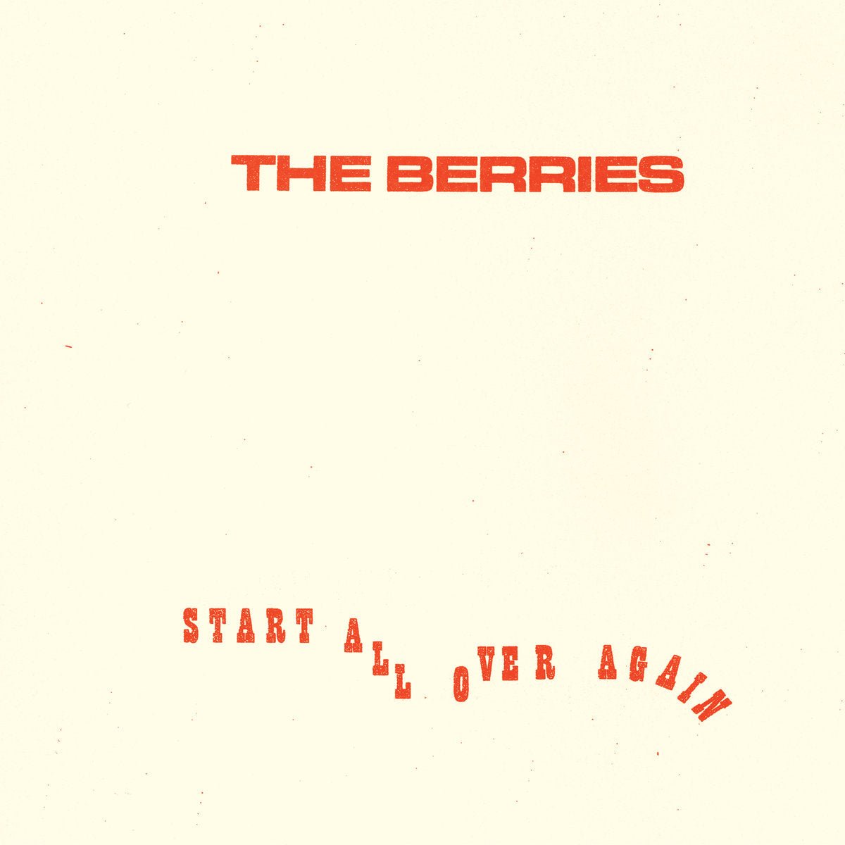 The Berries - Start All Over Again LP - Vinyl - Run For Cover