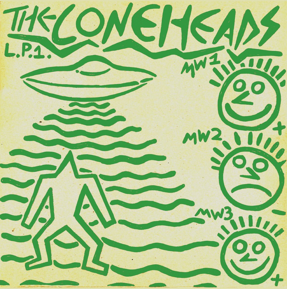 The Coneheads - L.P.1. LP - Vinyl - Erste Theke Tontrager