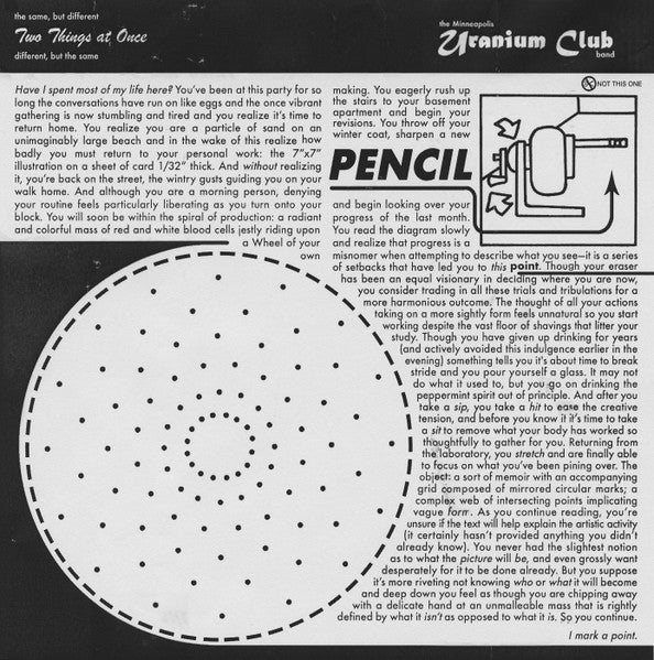 The Uranium Club - Two Things At Once (Again) 7" - Vinyl - Strange Lords LLC