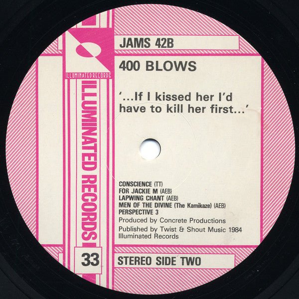 USED: 400 Blows - …If I Kissed Her I'd Have To Kill Her First… (LP, Album) - Used - Used