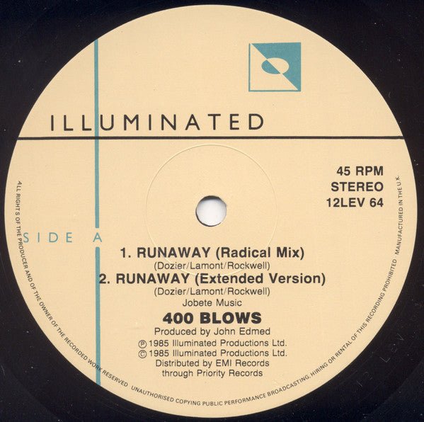 USED: 400 Blows - Runaway / Breakdown (12") - Used - Used