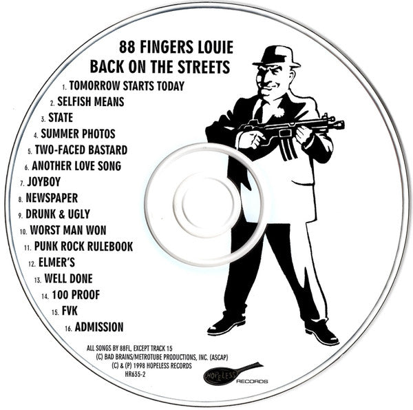 USED: 88 Fingers Louie - Back On The Streets (CD, Album) - Used - Used