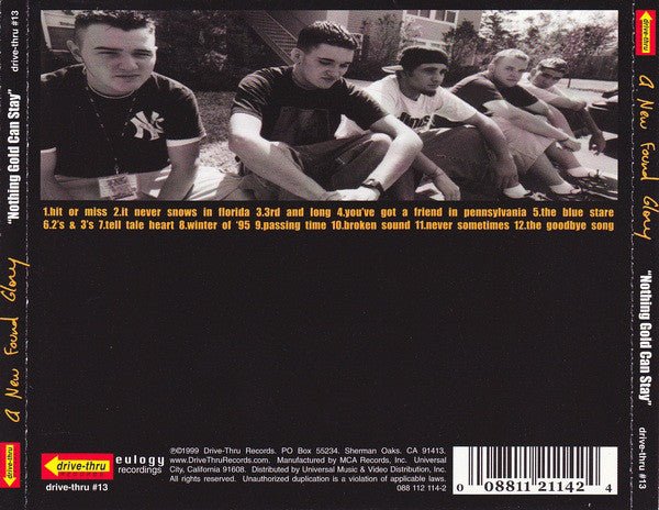 USED: A New Found Glory* - Nothing Gold Can Stay (CD, Album) - Used - Used