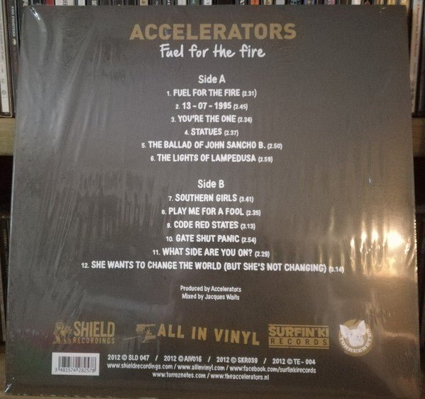 USED: Accelerators* - Fuel For The Fire (LP, Album) - Used - Used
