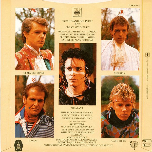 USED: Adam And The Ants - Stand & Deliver! (7", Single, Pap) - Used - Used