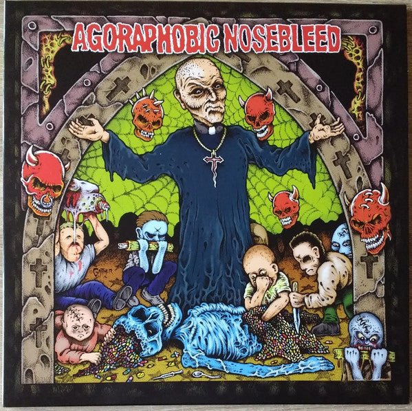 USED: Agoraphobic Nosebleed - Altered States Of America / ANBRX II Delta 9 (LP, Album, RE, Pin) - Used - Used