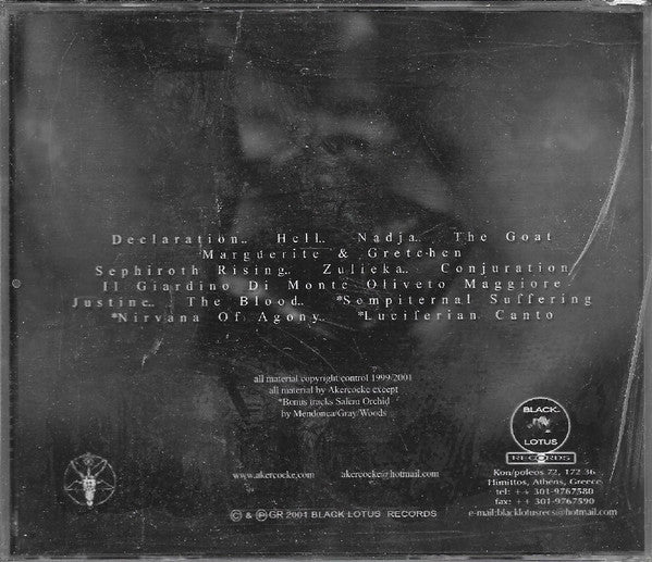 USED: Akercocke - Rape Of The Bastard Nazarene (CD, Album, RE) - Used - Used