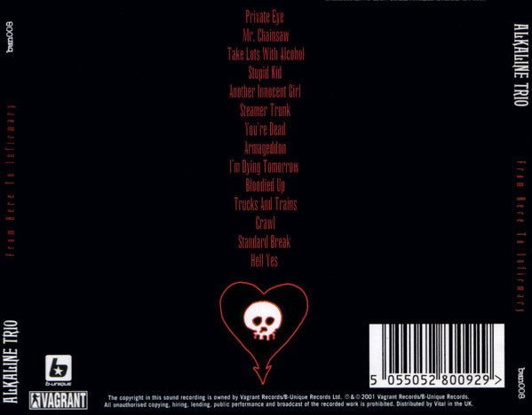 USED: Alkaline Trio - From Here To Infirmary (CD, Album) - Used - Used