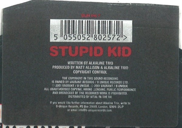 USED: Alkaline Trio - Stupid Kid (7", S/Sided, Ltd, Pic) - Used - Used