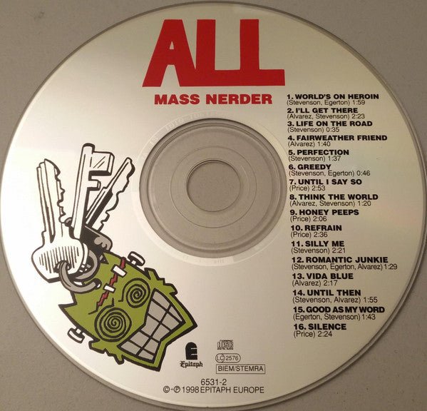 USED: ALL (2) - Mass Nerder (CD, Album) - Used - Used