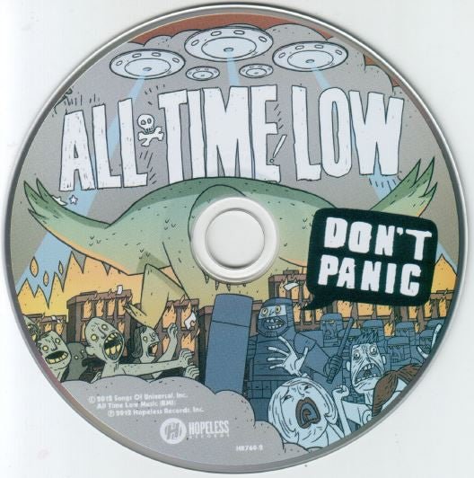 USED: All Time Low - Don't Panic (CD, Album, Tri) - Used - Used