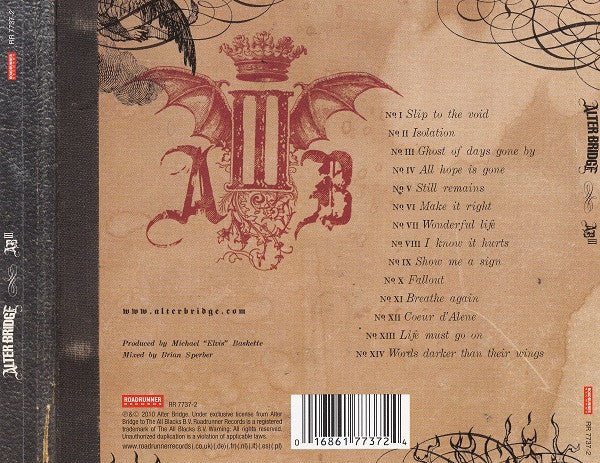 USED: Alter Bridge - AB III (CD, Album) - Used - Used