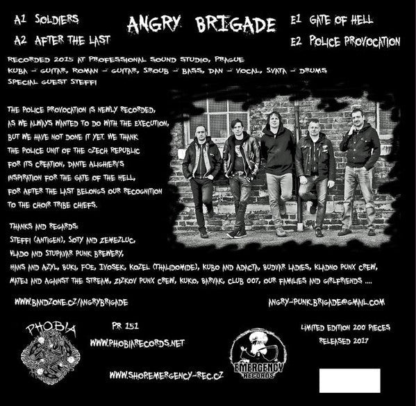 USED: Angry Brigade (2) - Angry Brigade (7", EP, Ltd, Num) - Used - Used