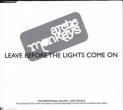 USED: Arctic Monkeys - Leave Before The Lights Come On (CD, Single, Promo) - Used - Used