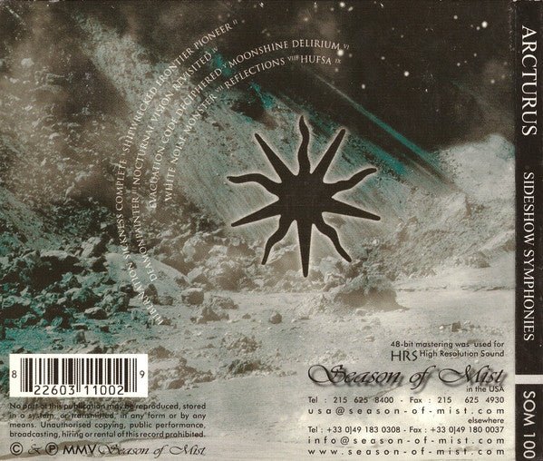 USED: Arcturus - Sideshow Symphonies (CD, Album, Enh, Dig) - Used - Used