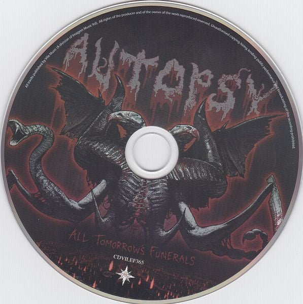 USED: Autopsy - All Tomorrow's Funerals (CD, Comp, RM, Dig) - Used - Used