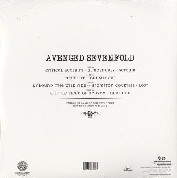 USED: Avenged Sevenfold - Avenged Sevenfold (2xLP, Album, RE, Ora) - Used - Used
