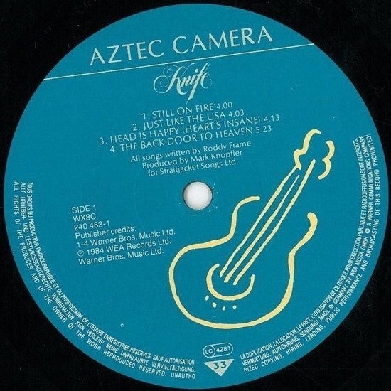 USED: Aztec Camera - Knife (LP, Album, Tex) - Used - Used