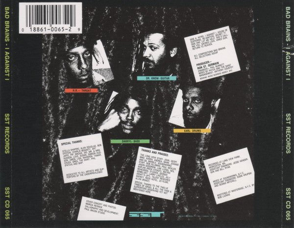 USED: Bad Brains - I Against I (CD, Album, RE) - Used - Used