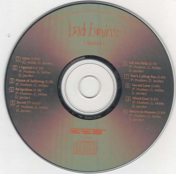 USED: Bad Brains - I Against I (CD, Album, RE) - Used - Used
