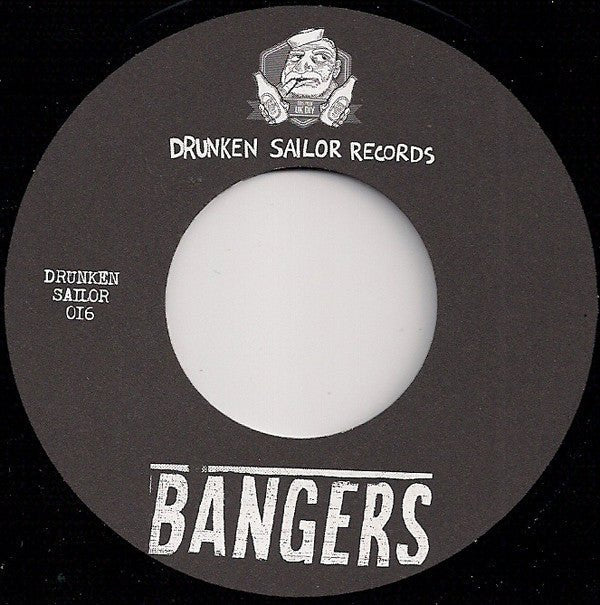 USED: Bangers (2) / What-A-Night's - Bangers / What-A-Night's (7", EP) - Drunken Sailor Records, Snuffy Smile