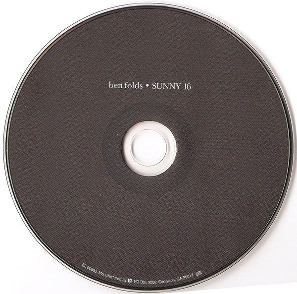 USED: Ben Folds - Sunny 16 (CD, EP, Ltd) - Used - Used