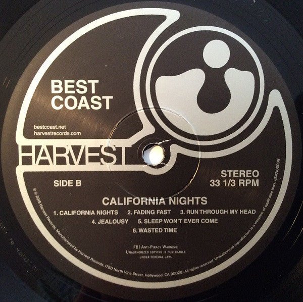 USED: Best Coast - California Nights (LP, Album) - Used - Used