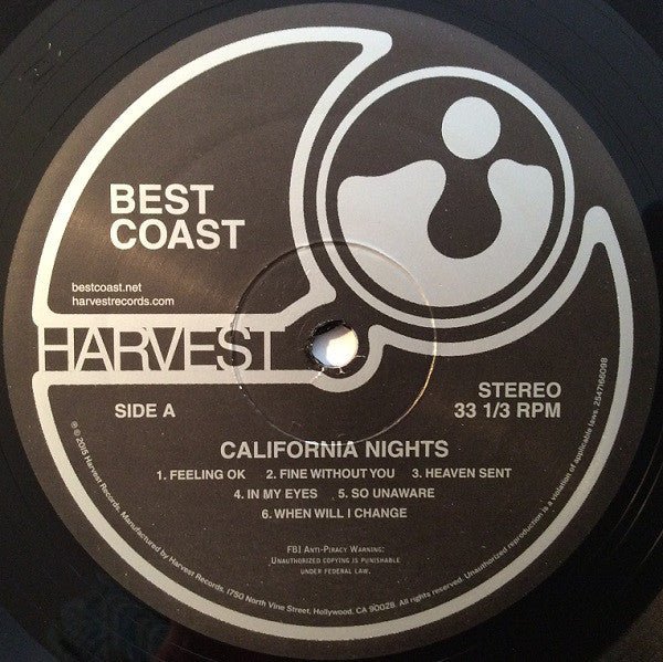 USED: Best Coast - California Nights (LP, Album) - Used - Used