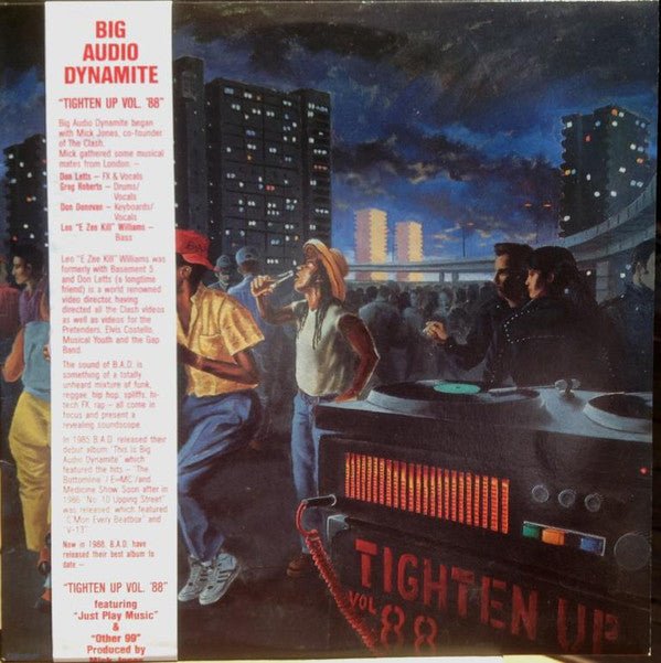 USED: Big Audio Dynamite - Tighten Up Vol. 88 (LP, Album) - Used - Used