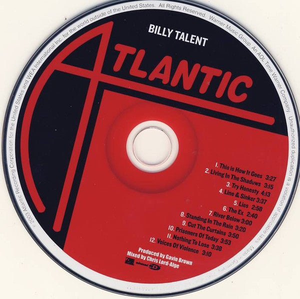 USED: Billy Talent - Billy Talent (CD, Album, Enh) - Used - Used