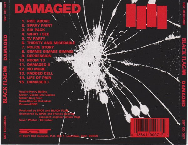 USED: Black Flag - Damaged (CD, Album, RE, RP) - Used - Used