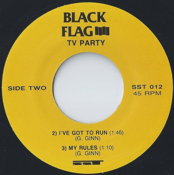 USED: Black Flag - TV Party (7", Single, RE, RP) - Used - Used