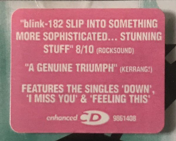 USED: Blink-182 - Blink-182 (CD, Album, Enh, UK ) - Used - Used