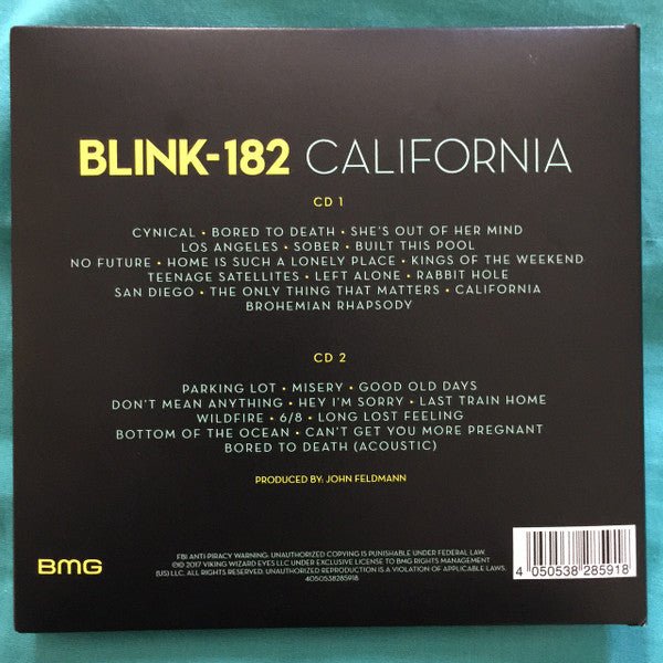 USED: Blink-182 - California (2xCD, Album, Dlx) - Used - Used