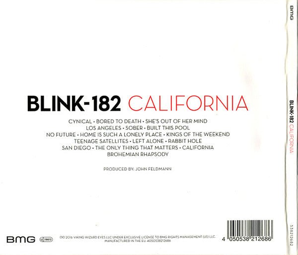 USED: Blink-182 - California (CD, Album, Dig) - Used - Used