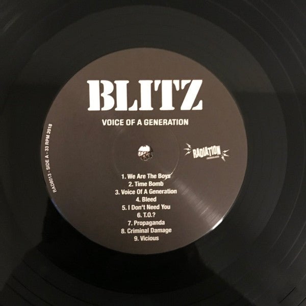 USED: Blitz (3) - Voice Of A Generation (LP, Album, Ltd, RE) - Used - Used