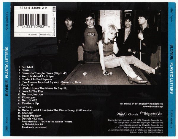 USED: Blondie - Plastic Letters (CD, Album, RE, RM, RP) - Used - Used